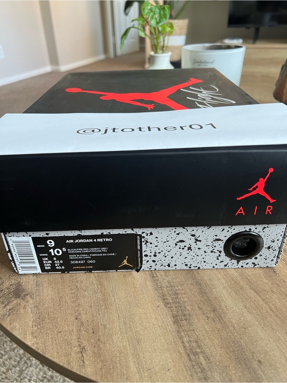Nike Air Jordan 4 Retro “Bred” 2019 release - Picture 10 of 10